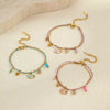 Wholesale Bracelet Stainless Steel 18K Gold Plated Geometric Pattern Braided Rope Design For Women