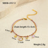 Wholesale Bracelet Stainless Steel 18K Gold Plated Geometric Pattern Braided Rope Design For Women