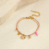 Wholesale Bracelet Stainless Steel 18K Gold Plated Geometric Pattern Braided Rope Design For Women