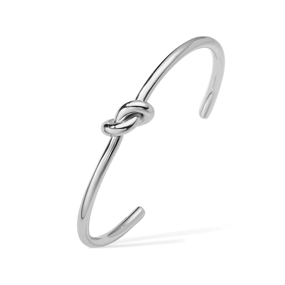 Wholesale Bracelet Stainless Steel 18K Gold Plated Love Knot Design