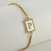 Wholesale Bracelet 316L Stainless Steel Letter Pattern Electroplated For Women