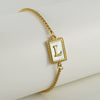 Wholesale Bracelet 316L Stainless Steel Letter Pattern Electroplated For Women
