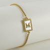 Wholesale Bracelet 316L Stainless Steel Letter Pattern Electroplated For Women