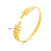 Wholesale Bracelet Stainless Steel Snakeshaped Geometric Hollow Goldplated Circle Electroplated For Female