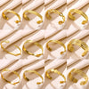 Wholesale Bracelet Stainless Steel Snakeshaped Geometric Hollow Goldplated Circle Electroplated For Female