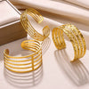 Wholesale Bracelet Stainless Steel Snakeshaped Geometric Hollow Goldplated Circle Electroplated For Female