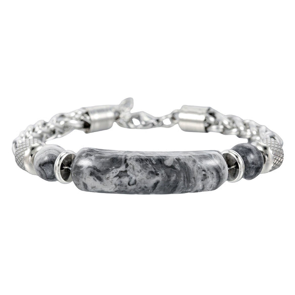 Wholesale Bracelet Stainless Steel Turquoise Geometric Handmade Unisex