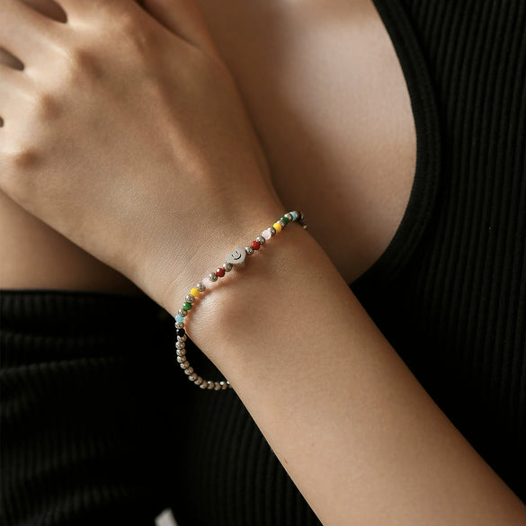 Wholesale Bracelet 925 Sterling Silver Heartshaped Sweet And Cool Style
