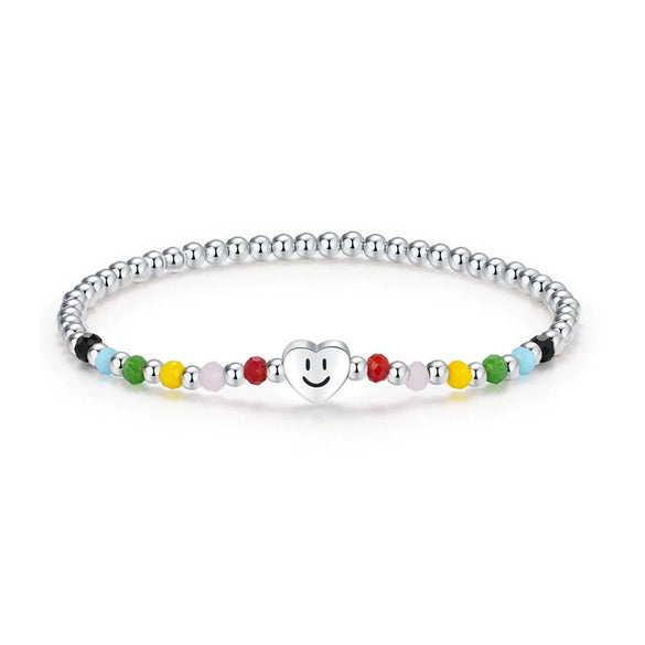 Wholesale Bracelet 925 Sterling Silver Heartshaped Sweet And Cool Style