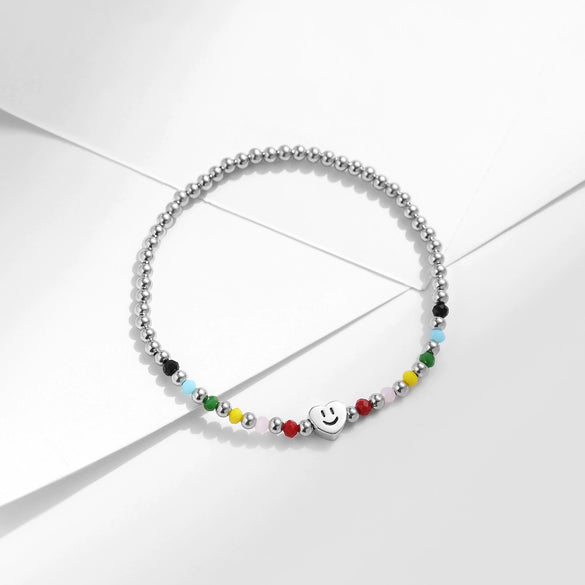 Wholesale Bracelet 925 Sterling Silver Heartshaped Sweet And Cool Style