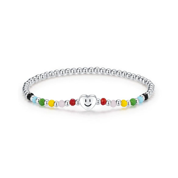 Wholesale Bracelet 925 Sterling Silver Heartshaped Sweet And Cool Style