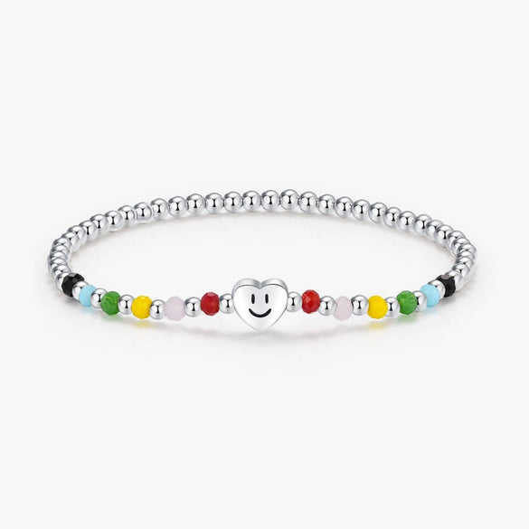 Wholesale Bracelet 925 Sterling Silver Heartshaped Sweet And Cool Style
