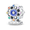 Wholesale Bracelet Sterling Silver 225 Silver Beads Earth Ferris Wheel Design Dripping Oil