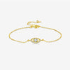 Wholesale Bracelet 925 Sterling Silver Sweet Style Horse Eye Star Design Platinum 18K Gold Electroplated For Women