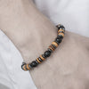 Wholesale Bracelet Stone Wood Chip Geometric Handmade Unisex