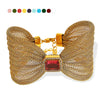 Wholesale Bracelet 316L Stainless Steel Bow Design Electroplated Jewelry Women Unisex