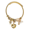 Wholesale Bracelet Titanium Steel Geometric Diamond Fashion Love Pendant Adjustable
