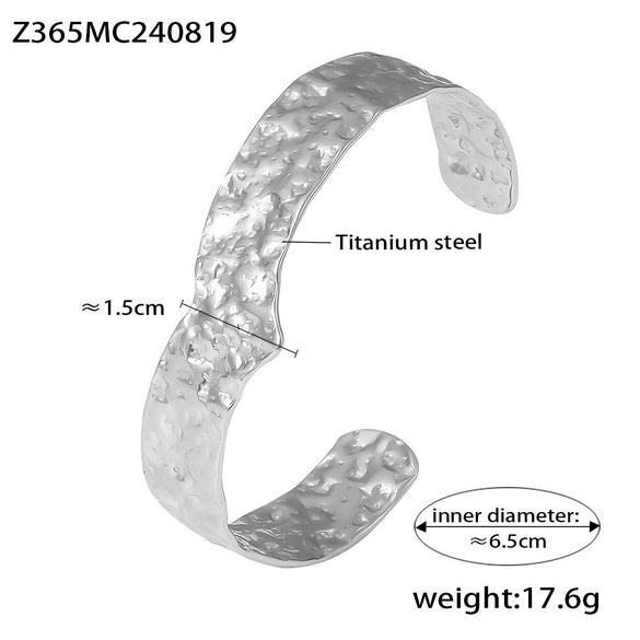 Wholesale Bracelet 316L Stainless Steel Geometric 18K Gold Plated Pvd Light Luxury Jewelry