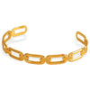Wholesale Bracelet 316L Stainless Steel Minimalist Geometric Vacuum Plated