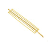 Wholesale Bracelet Titanium Steel Multi Layer Retro Irregular Wide Surface Punk Style Electroplated For Women