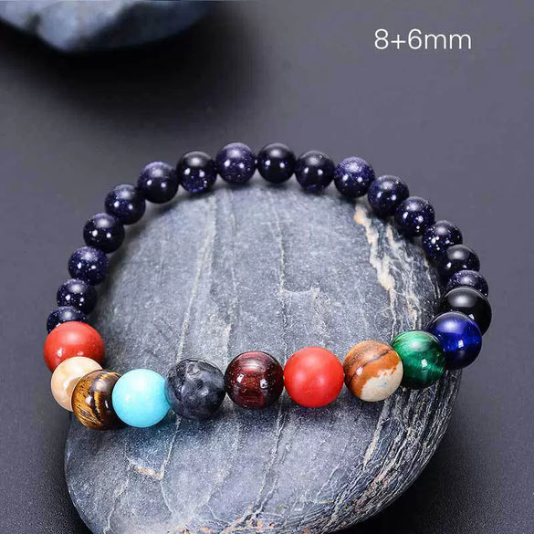 Wholesale Bracelet Volcanic Stone Geometric Handmade Unisex