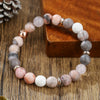 Wholesale Bracelet Volcanic Stone Geometric Handmade Unisex