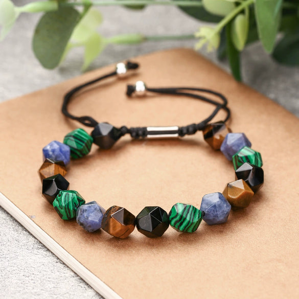 Wholesale Bracelet Volcanic Stone Geometric Handmade Unisex