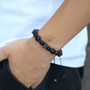 Wholesale Bracelet Volcanic Stone Geometric Handmade Unisex