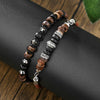 Wholesale Bracelet Wooden Coconut Shell Leather Geometric Handmade Unisex