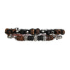 Wholesale Bracelet Wooden Coconut Shell Leather Geometric Handmade Unisex