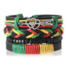 Wholesale Bracelet Zinc Alloy Bohemian Style Hand Knitted With Letters Numbers Text Pattern For Men And Women