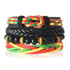 Wholesale Bracelet Zinc Alloy Bohemian Style Hand Knitted With Letters Numbers Text Pattern For Men And Women