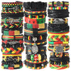 Wholesale Bracelet Zinc Alloy Bohemian Style Hand Knitted With Letters Numbers Text Pattern For Men And Women
