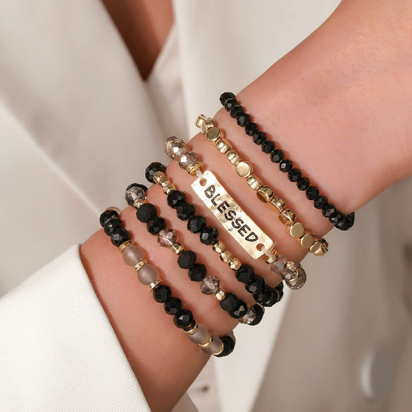 Wholesale Bracelets Acrylic Geometric Handmade Women's