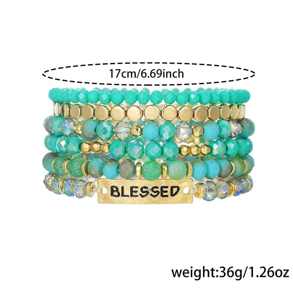 Wholesale Bracelets Acrylic Geometric Handmade Women's