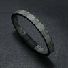 Wholesale Bracelets Cortex Retro Geometric Handmade Striped Magnet Buckle For Men