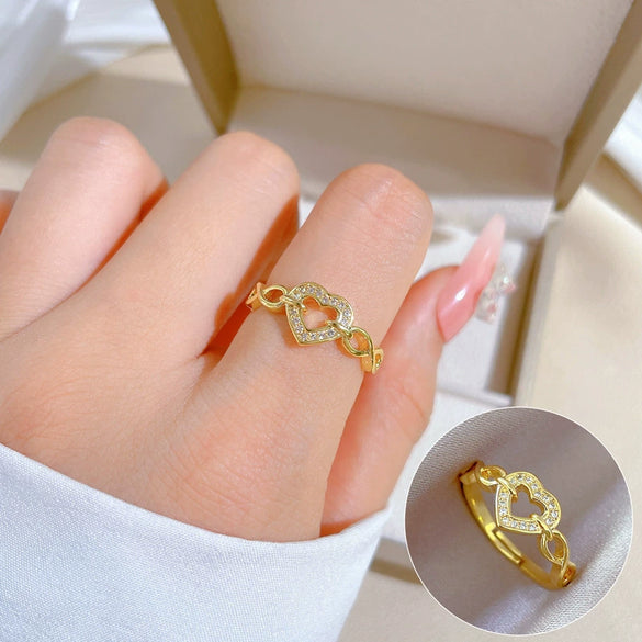 Wholesale Brass Cartoon Crown Style Ring With Electroplating