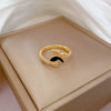 Wholesale Brass Crown Pattern Electroplated Butterfly Ring Jewelry For Women