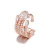 Wholesale Brass Geometric Ear Bone Clips For Women Without Pierced Ears Fashionable Elegant Artistic