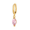 Wholesale Brass Geometric Zircon Earrings