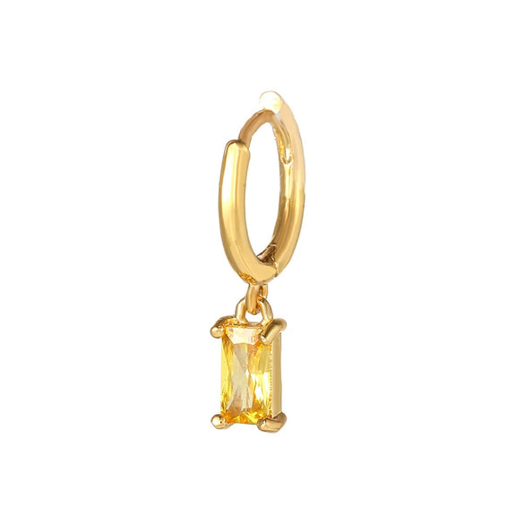 Wholesale Brass Geometric Zircon Earrings