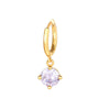 Wholesale Brass Geometric Zircon Earrings