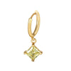 Wholesale Brass Geometric Zircon Earrings