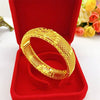 Wholesale Brass Goldplated Peacock Open Screen Bracelet