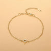 Wholesale Brass Hand Jewelry With Geometric Shape And Simple Style Electroplated Copper With Real Gold Plating For Women