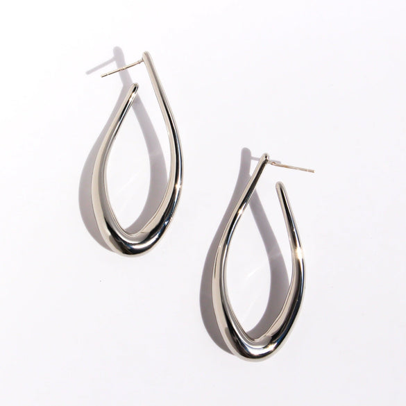 Wholesale Brass Minimalist Geometric Ushaped And Drop Shape Electroplated Earrings For Women