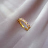 Wholesale Brass Open Ring With Real Gold Electroplating The Crown Pattern For Women