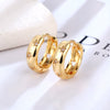 Wholesale Brass Star Hollow Earrings For Women Fashion Electroplated
