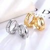 Wholesale Brass Star Hollow Earrings For Women Fashion Electroplated