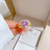 Wholesale Brass Wedding Ring With Cartoon Crown Pattern And Electroplating For Women